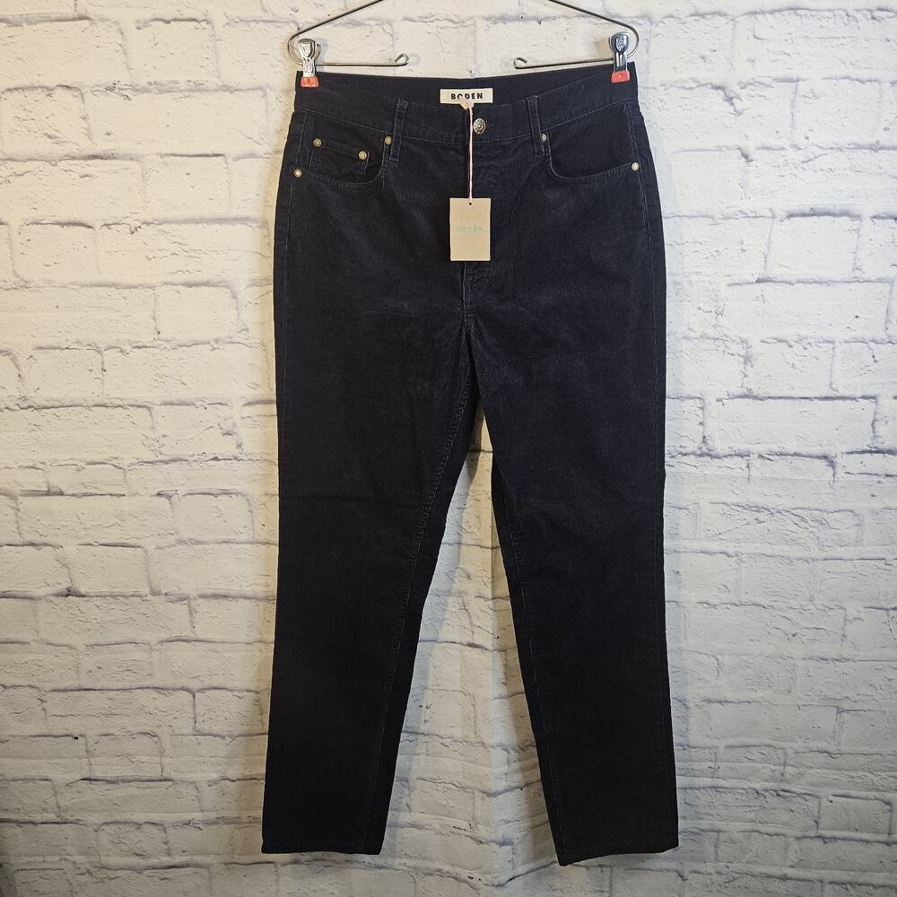 Boden Women’s US Size 8R Dark Blue Corduroy Pants NWT Straight